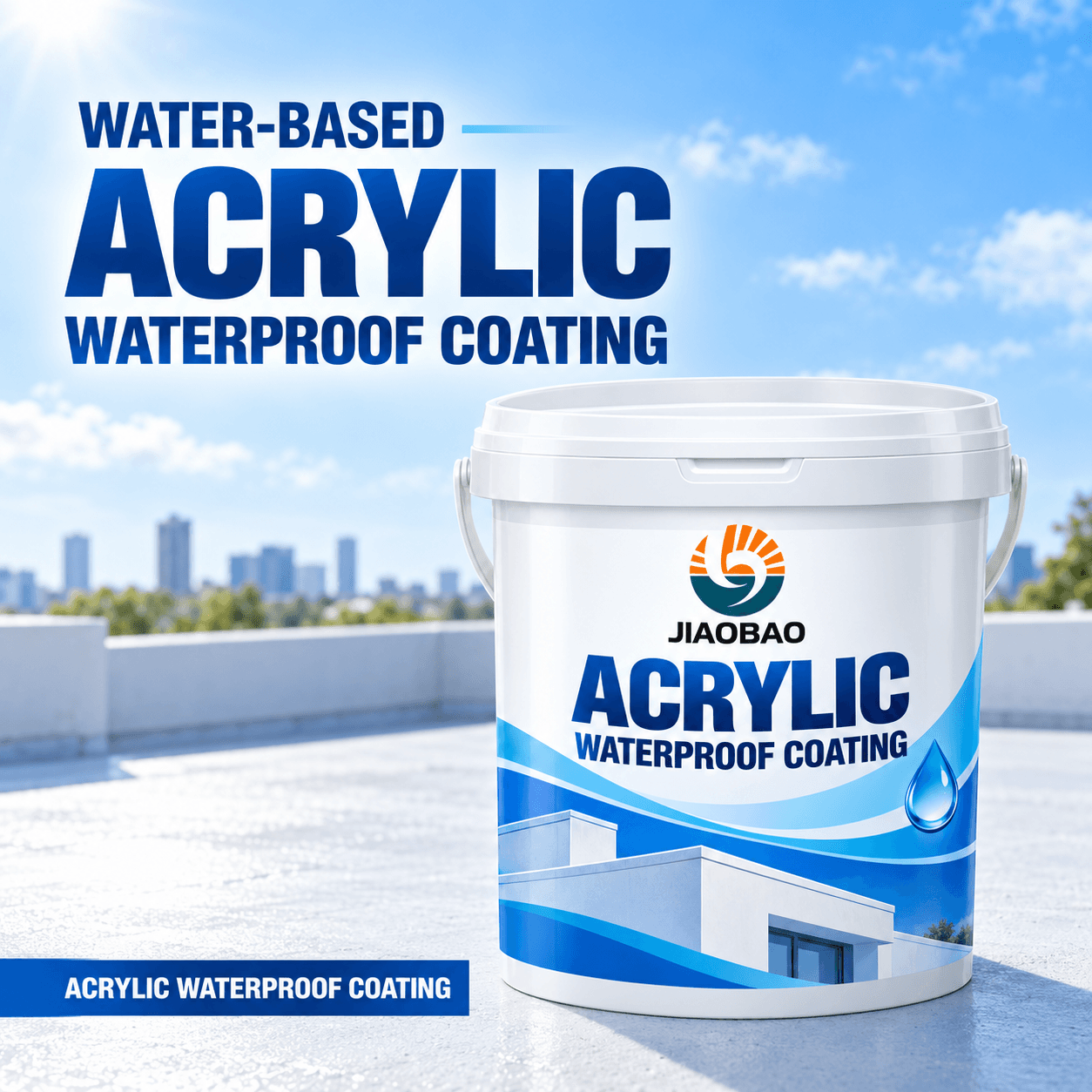Water-Based Acrylic Waterproof Coating