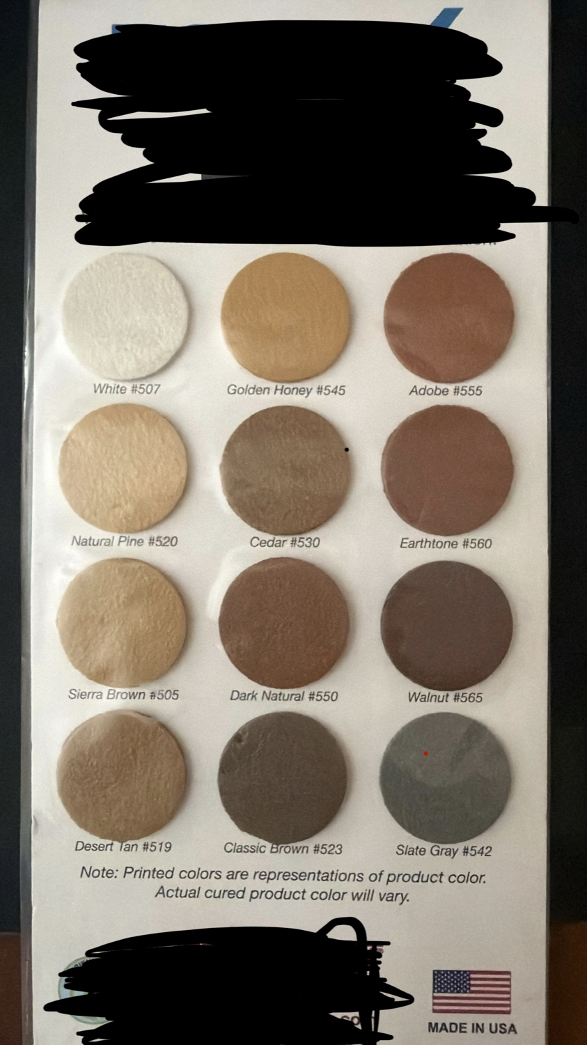 Customer-supplied color reference